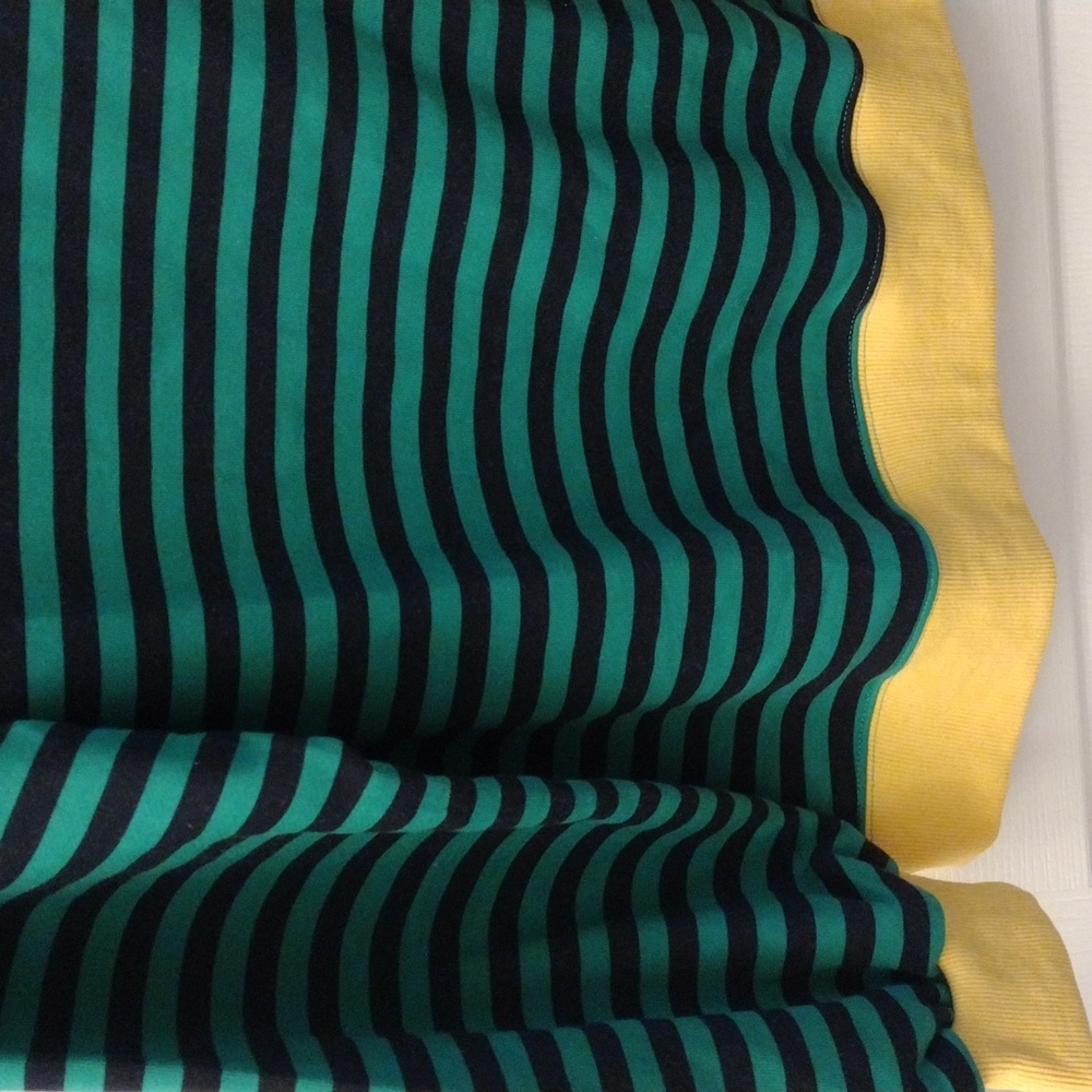 Anrabes Oversized Striped Sweatshirt Color Block, Size M - Picture 3 of 9